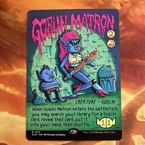 MTG Hand Drawn Goblin Matron Secret Lair: Goblin & Squabblin' Near-Mint Rare!!