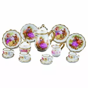 Dollhouse Miniature Reutter Baroque Coffee Set 1:12 scale C131 Dollys Gallery - Picture 1 of 5