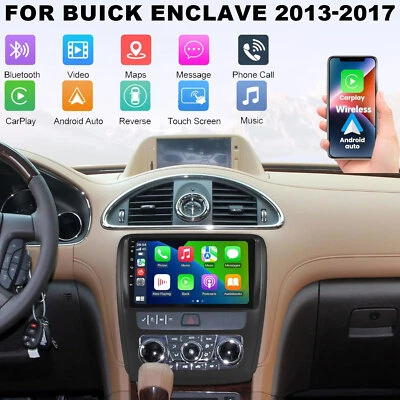 For Buick Enclave 2013-2017 Carplay Car Stereo Radio Android Auto GPS Head Unit Foto 1 de 4