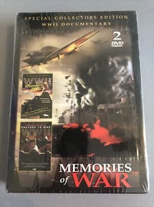 Memories Of War (DVD, 2-Disc Set) Memphis Belle & Prelude To War - WWII New A4 - Picture 1 of 4