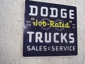 VINTAGE LOOK DODGE TRUCK VINLY STICKER 3 INCH FREE SHIPPING - Foto 1 di 2