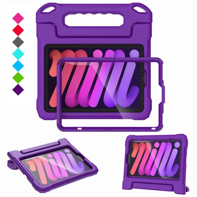 Kids Case for iPad Mini 6th Gen (2021) Kids Handle Stand Cover+Screen Protector - Image 1 of 2