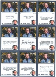 Conjunto común de archivos e inscripciones de Star Trek TOS - 22 Tristan Adams - Juego de 16 tarjetas - Imagen 1 de 2