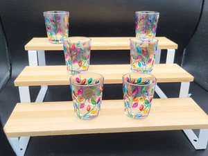 Laurus Due Zeta Murano Glas Lebensbaum Handarbeit Schnapsgläser Made In Italy - Bild 1 von 8