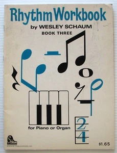 PIANO Lot Of 2 BOOKS   Rhythm Workbook + Easy Keyboard Harmony   WESLEY SCHAUM - Bild 1 von 2
