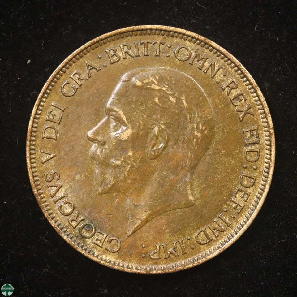 United Kingdom 1932 George V One Penny AU Details - Low Mintage Date (No 1933) - Image 1 of 2
