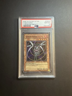 PSA 10 YU-OH-Oh! Cyber Esper CDIP-EN005 1st Edition - Image 1 of 2