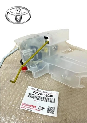 Conjunto de pestillo de cerradura de puerta delantera de conductor genuino Toyota T100 1994-98 69320-34040 Foto 1 de 3