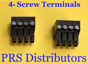 4-Pin Screw Terminal Block Connectors 2 Pieces - Picture 1 of 3