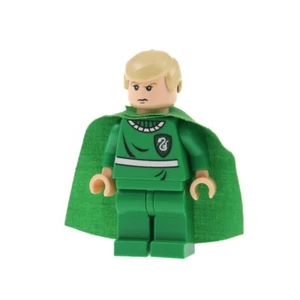 1x Lego Minifigur HP Draco Malfoy Quidditch Uniform Kopf nougat 4757 hp053 - Bild 1 von 2