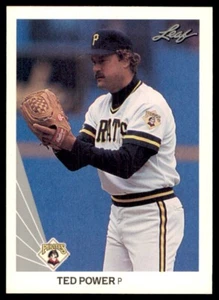 1990 LEAF TED POWER PITTSBURGH PIRATES #473 - Picture 1 of 2