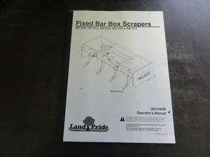 LandPride BB1248 BB1254 BB1260 BB1266 BB1272 Box Scraper Operators Manual  '17 - Picture 1 of 5