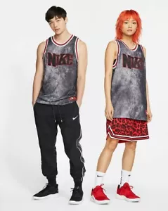 Nike UOMO Dri-Fit DNA maglia basket mesh denim nero allevato TAGLIA XL NUOVISSIMA - Foto 1 di 7