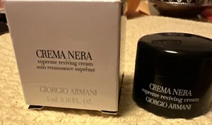 GIORGIO ARMANI Crema Nera Supreme Reviving Light Cream Travel Size - 5ml/.16oz - Picture 1 of 3