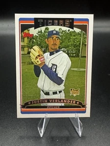 2006 Topps Justin Verlander #641 Rookie (RC) Detroit Tigers - Foto 1 di 2