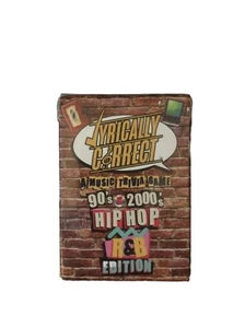 Lyrically Correct 90's and 2000's Hip Hop and R & B Music Trivia Card Game - Picture 1 of 6