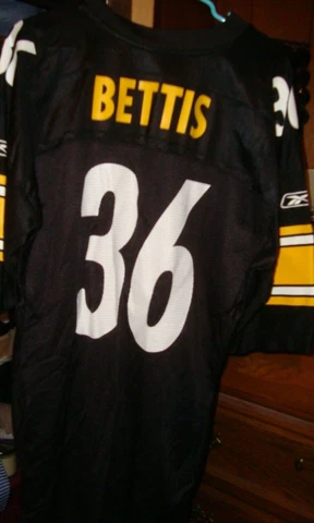 Pittsburgh Steelers Jerome Bettis Jersey by NFL Equipment and Reebok #36 xl Cover