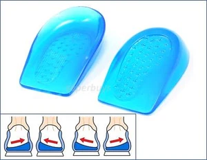 Large Angled Posture Correcting Feet Heel Roll Support Correction Gel Insole Cup - Bild 1 von 7