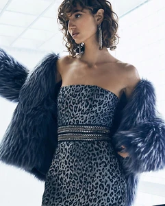 Eliya the label ‘Leopard Print' Cocktail Mini Dress Size S - Picture 1 of 8