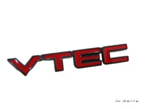 VTEC rot Auto Emblem Dekoration LKW car Sticker Badge Abzeichen CRV CIVIC ACCORD - Bild 1 von 4