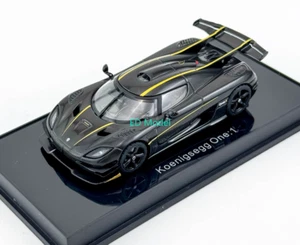 BN AUTOart 1:64 Black One 1 Super Racing Sports Model Car ABS - Picture 1 of 9