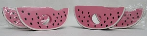 Juego de 4 anillos de servilleta rebanada de sandía - decoración de mesa con temática de frutas comedor de verano - Imagen 1 de 7