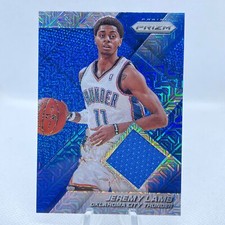 Jeremy Lamb Prizm 2014-15 #8 Jersey Blue Mojo Prizm Oklahoma City Thunder