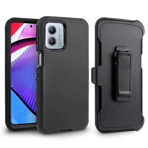 Für Motorola G 5G 2023 24 25 robuste Schutzhülle Gürtelclip Holster Ständer - Bild 1 von 18