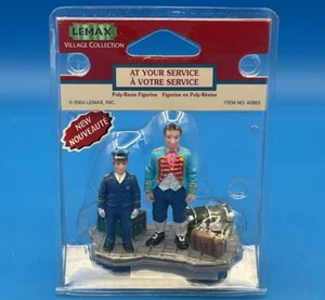 LEMAX Village Collection At Your Service 42863 2004 NEW Fast Free Shipping! - Picture 1 of 5