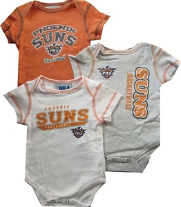 Nuevo con etiquetas Phoenix Suns 3 piezas Creeper Set Bebé Bebé NBA - Imagen 1 de 1