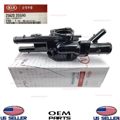 Carcasa Termostato Original 2015-2020 2.4L Sonata Santa Fe Kia Optima 25620-2GGA5 Foto 1 de 2