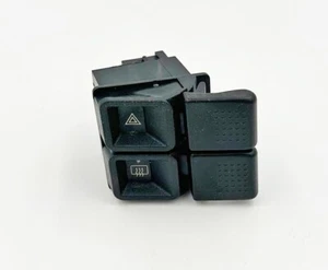 87-93 Mustang Fox Body Rear Defroster Switch w/ Hazard Warning Lights Signal - Picture 1 of 2