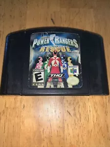 Power Rangers Lightspeed Rescue Auténtico Nintendo 64 N64 Limpio, Probado Funcionando - Imagen 1 de 3