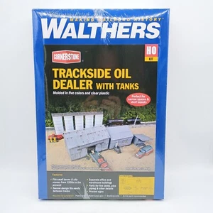 Walthers Cornerstone Trackside Oil Dealer With Tanks Kit - OO/HO - New & Sealed - Picture 1 of 5