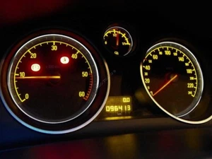 Per Opel Astra H 04-10 Pulidos anillos de aluminio para conjunto de indicadores - Imagen 1 de 9