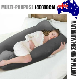 Maternity Pillow Pregnancy Nursing Sleeping Body Support (Grey) - Picture 1 of 8