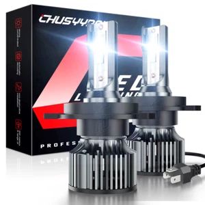 H4 9003 LED Headlight FOR Mitsubishi Mirage 1997-2020 White Bulbs Hi Low Beam - Picture 1 of 12