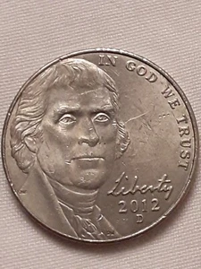 2012-P Jefferson Nickel VF Rare DDO Obverse RPM Multiple Strike Thru Error - Picture 1 of 24