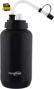 Squeezable Water Bottle with Bendable Long Straw and Spray Cap - LDPE BPA Free P - Picture 1 of 9