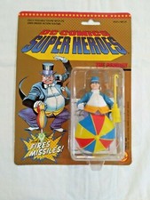 D C COMICS SUPER HEROES  "THE PENGUIN"  1989 TOY BIZ  - MINT ON CARD 