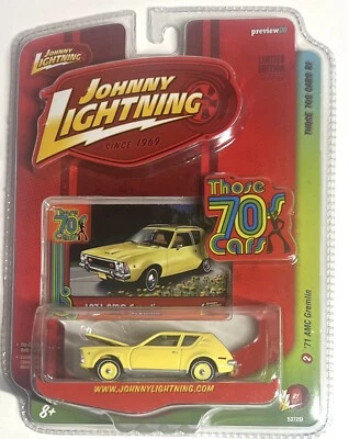 JOHNNY LIGHTNING THOSE 70's CARS  1977 AMC Pacer X NEW/VHTF - Image 1 of 2