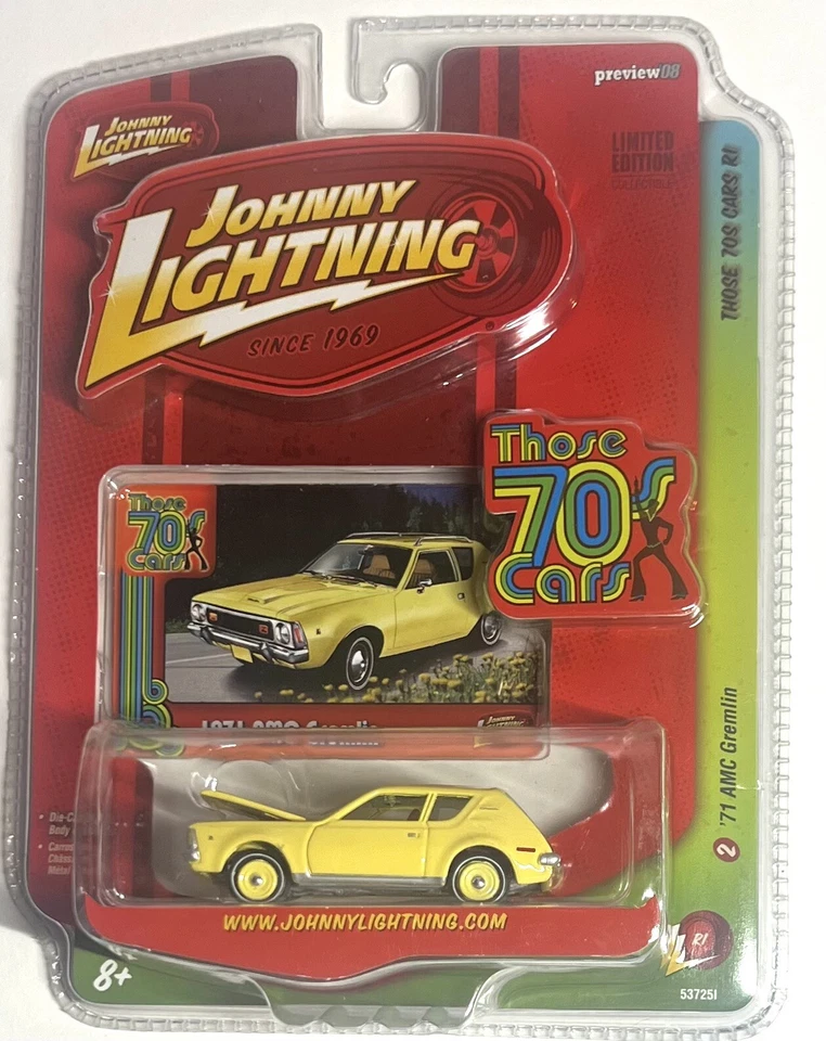JOHNNY LIGHTNING THOSE 70's CARS  1977 AMC NEW/VHTF - Image 1 of 2