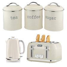 breville tea coffee sugar set rose gold