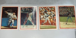 1987 Sportflics Tony Gwynn 31 Robin Yount 16 Reggie Jackson 44 Tom Seaver 28