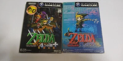 Lot 2 NIntendo GameCube The Legend of Zelda Four Swords+ & Wind Waker NTSC-J - Image 1 of 4