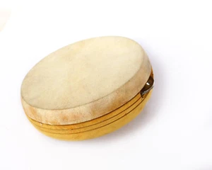 Kanjira Hand Percussion Musical Instrument For Religious Ceremonie Bhajans Yoga - Picture 1 of 6