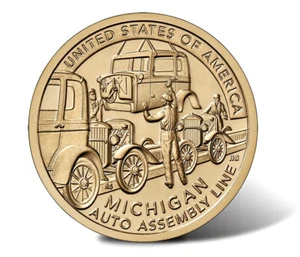 2025 - P&D American Innovation 1 $ Münze - Michigan - Bild 1 von 3
