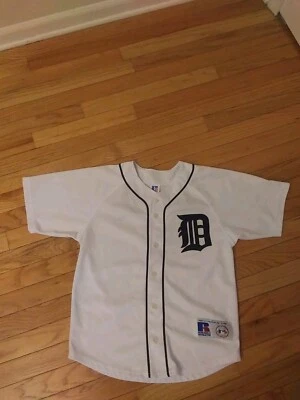 Ivan Rodriguez Detroit Tigers MLB Vintage Russell Athletic Jersey Youth 10/12 - Image 1 of 4