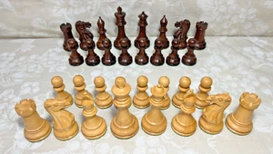 Piezas de ajedrez de madera estilo Staunton - Juego House of Staunton sin tablero de juego - Imagen 1 de 23