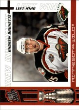 2003-04 Pacific Quest for the Cup Wild Hockey Card #52 Andrew Brunette